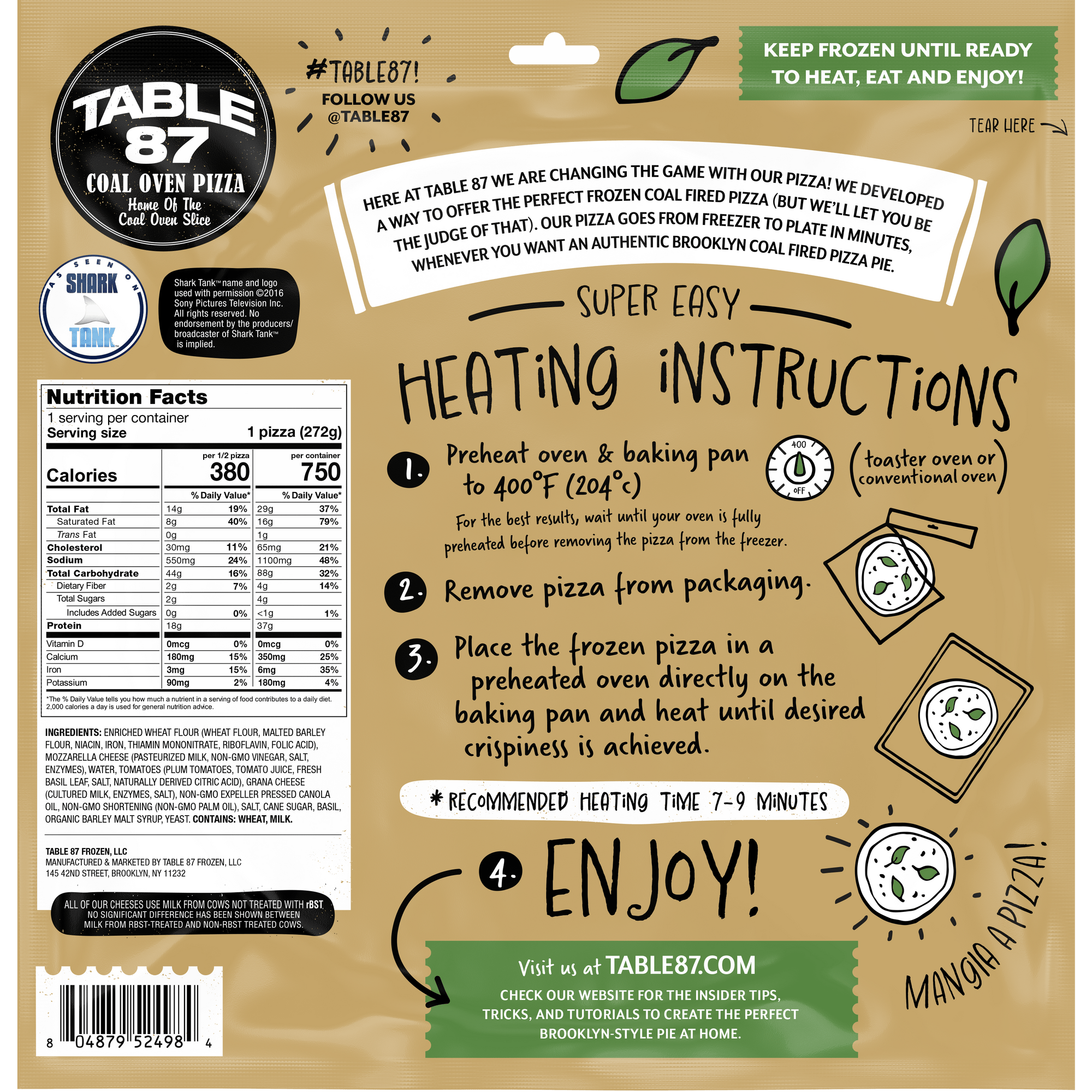 Coal Oven Margherita Pizza Pie 10"