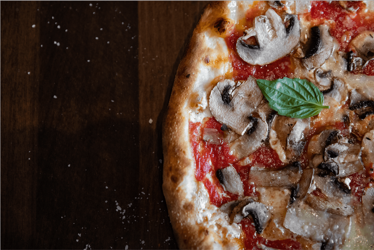Coal Oven Mushroom with White Truffle Oil Pizza Pie 10"